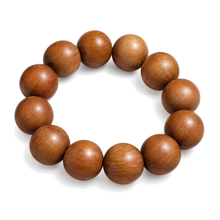 8mm Mysore Sandalwood Wood Mala Bracelet for Meditation